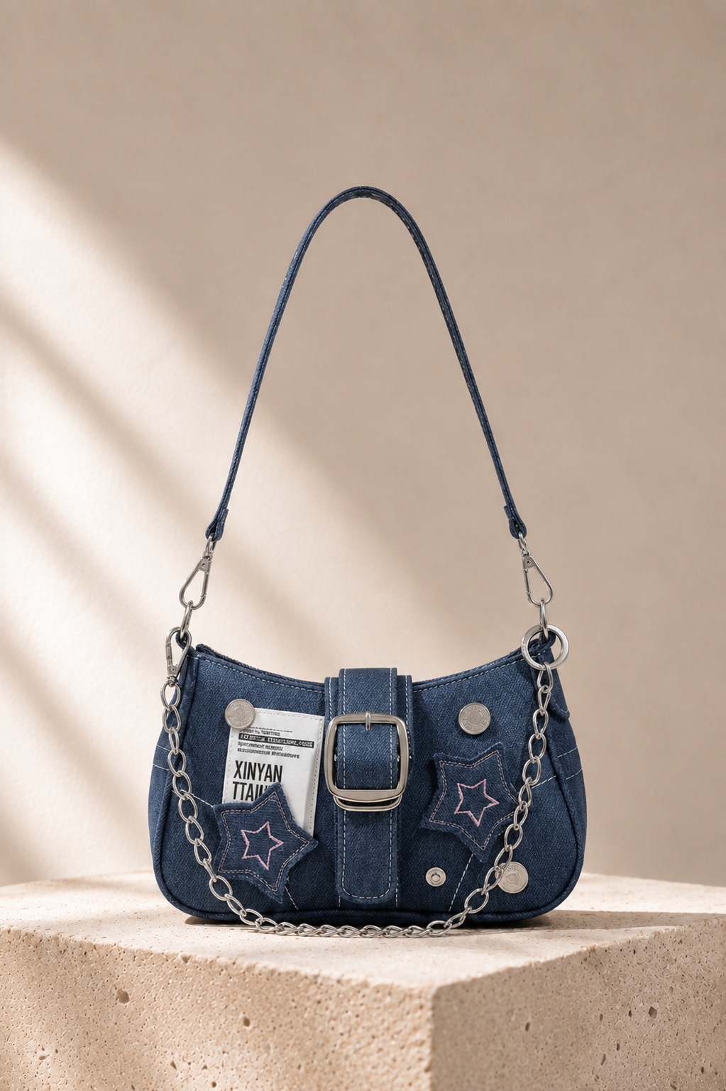 Sac baguette bleu Y2K — Bientôt disponible